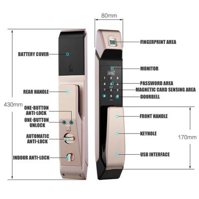 China Smart Home Auxiliary French Code Door Lock Security Z-Wave RFID Sensor Door Wave Z-Wave Retrofit Alexa Fingerprint Lock E19 for sale