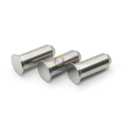 China High Precision Stainless Steel Fastener Pins Straight Stainless Steel Solid Dome Cylindrical Dowels Position Self Hooking Stud for sale