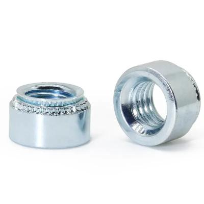 China Heavy Industry Professional Custom Carbon Steel Self Locking Nut Self-Locking Buckle Broaching Round Nut Rivet Nut for sale