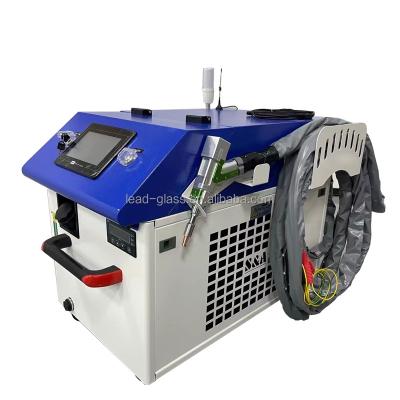 Chine 1500w hand-held optical fiber small welding machine automatic wire feeding door and window shelf welding machine à vendre