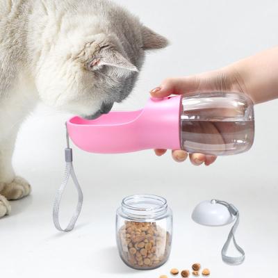 China Non-automatic 300ml 500ml Portable Pet Slow Feeder Rolls Bowls and Outdoor ABS Pet Feeders Eco-friendly for sale