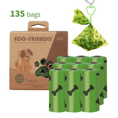 China Eco - Friendly Strong Material Disposable Biodegradable Dog Poop Bag Sustainable High Quality Multi Sizes for sale