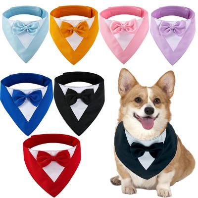 China Hot Stocked Picks Christmas Tie For Dogs Pet Costumes Bow Multi Sizes Pet Fabrics Easy To Wear for sale