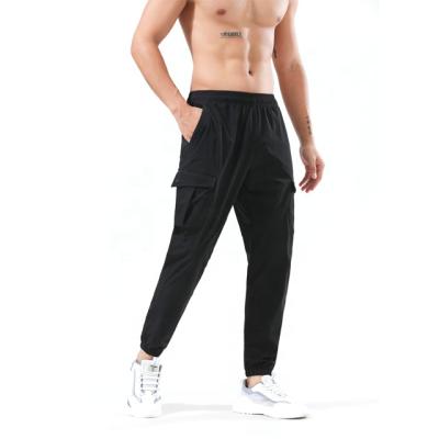 China Quick-Drying Anti-Wrinkle Sports Comfortable Nylon Soft Nylon Workout Pants Solid Color Fitness Running Pants for sale