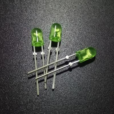 China 346 Diode Green Diffused Oval LED Diode Oval DIP 546 CE rohs luminescent en venta