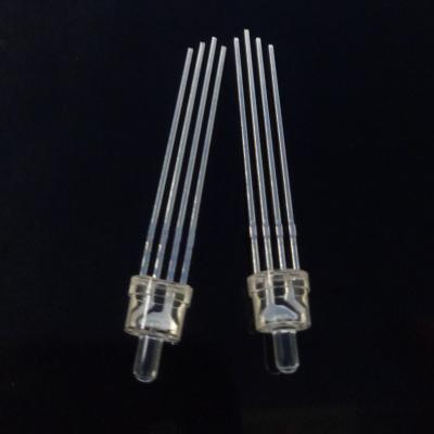 Cina AlGaInP 3mm RGB Factory 4 Pin Dip 2.4mm Led Diode Common Cathode in vendita