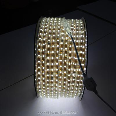 China SMD 5050 Waterproof Single Color 220v Flexible Led Strip Light Safe With Cool White for sale