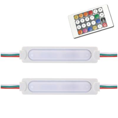 Cina Gap Ws2811 IC SMD5050 RGB DC12v 0.96w IP65 3LEDs full color led module for display panel decoration in vendita