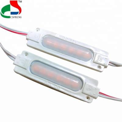 China AlGaInP CE Rohs 2W DC12V 2835 smd single color led module with red for sale