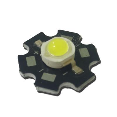 Chine AlGaInP Epistar 130-140LM ​​Natural White High Power 1W LED With Star PCB à vendre