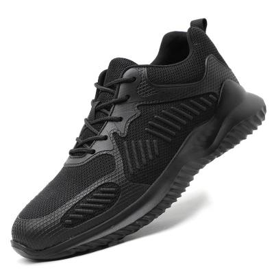 China 2022 breathable Anti-smash and anti-sting theft knit anti-static light steel toe protect safety toe anti-smash hot sale safety shoes for sale