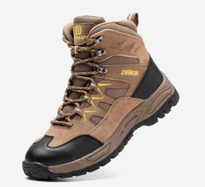 China New Fashion Steel Industrial Boots Durable Pure Leather Anti-Knock Safety Boots ISO Sensational Light And Good Quality for sale