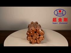 safety operation rock drilling bit 5.5 inch r32 button bit drilling heat resistance