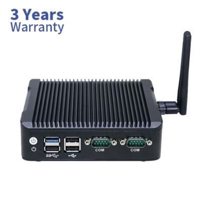 China For business computer IBOX501 N5 cheap fanless double mini LAN PC windows10 for sale