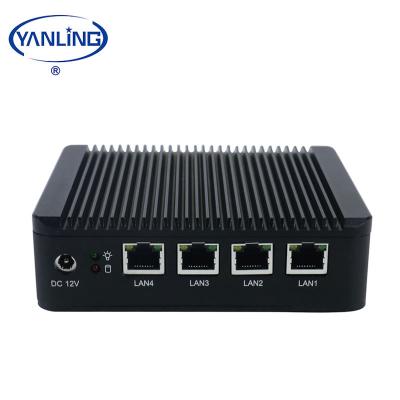 China ATOM E3845 Pfsense Fanless Mini PC Firewall With LAN 4 Port VPN Support AES-NI IBOX-501 N10E for sale