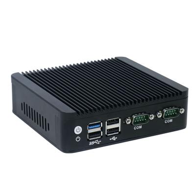 China For Home And Student Yanling Cheap Fanless Barebone Linux PC Intel J1900 Mini PC With Ethernet 2 2 RS232 Mini PC for sale