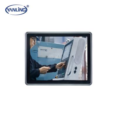 China Touch Screen 15 Inch Computer Intel Celeron 4205U Dual Core Industrial Computer Embedded Touch Panel PC With 4*USB3.0 for sale