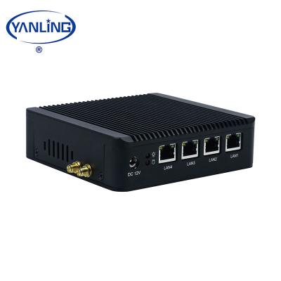 China YanLing Fanless pure aluminum best selling wholesale itx firewall motherboard nano case for pfsense vpn wireless touter for sale