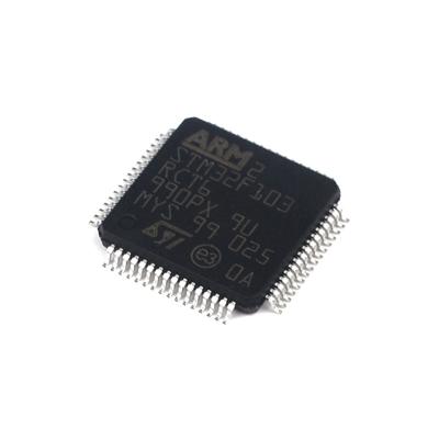 China stm32f103rct6 lqfp-64arm cortex-m3 standard genuine 32-bit microcontroller MCU for sale