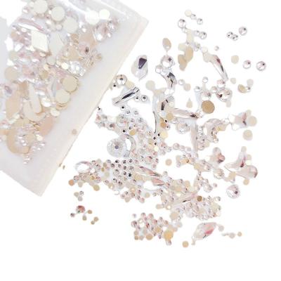 China Glass Factory Directly Supply Our Own Manufacturer New Product Durable Crystal Gem Rhinestone Nail Art for sale