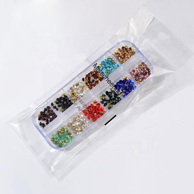 China Fashion Trendy Wholesale Color With Glitter Nail Sticker Full Cover Glitter Nail Polish Strips Wraps for sale