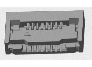 Chine Connecteurs FPC de verrouillage avant Flip SMT Hauteur 1,8 mm Connecteur de câble FPC à vendre