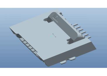 China 0.5mm Pitch FPC Steckverbinder Flip Lock FPC ZIF Steckverbinder Rechtswinkel zu verkaufen