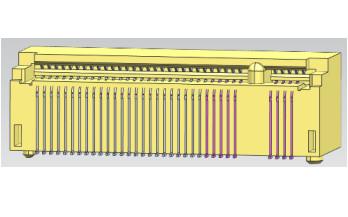 China Height 6.7mm Electronic Components Connectors Custom NGFF M.2 Connector for sale