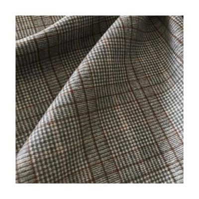 China 2021 Great China Check Fabric Good Heat Preservation Check Suit Breathable Wool Fabric for sale