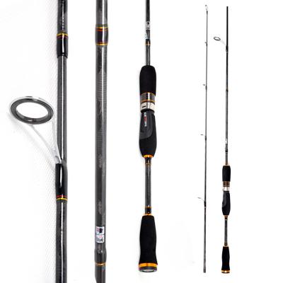 China LION 2 Section 2.1m Carbon Fiber Lightweight Fast Spinning Casting Fishing Rod For Saltwater Freshwater Fishing Rod for sale