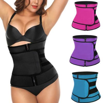 China Adjustable Back Tummy Control Body Shaper Shapewear Support Women Plus Waist Belt Latex Waist Trainer for sale