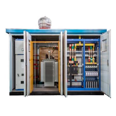 China Hot Selling Electronic Equipment Substation Electrical Power Transformer Combination Box Type Substation With IEC Certificate for sale