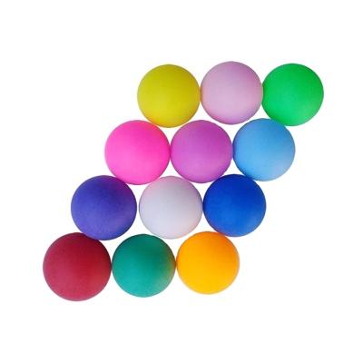 China PP Ping Pong Ball Custom logo different color table tennis ball, ping pong ball for sale