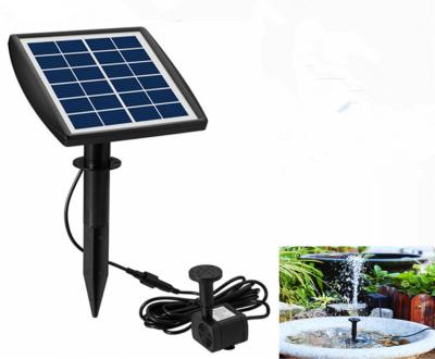 China Free Power Plug-in Ground Solar Fountain Water Pump Ground Solar Fountain Pool Rock Garden Fountain Outdoor Waterscape Water Pump 025 for sale