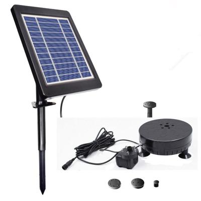 China FISH with battery6V3.5WSolar fountain belt5LEDLamp fountain solar waterscape solar water pump plug-in for sale