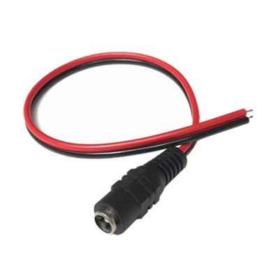 China Consumer Electronics Power Lead Wire 0.5mm2 5.5*2.1 Male and Female Extension Wire for sale