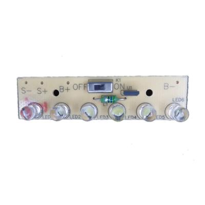 China Ignition Solar Light Controller 1.2V Solar Fence Controller Board Lawn House Number Light Panel PCBA for sale