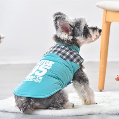 China Large Size Dog Clothes Large Dogs Winter Viable Bilateral Reversible Pet Clothes for sale