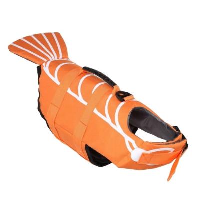 China Viable Mermaid Shaped Reflective Life Vest Swim Dog Life Vest for sale