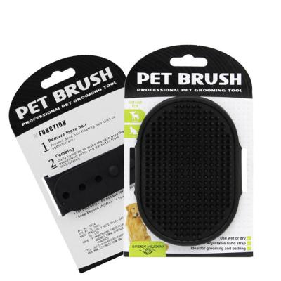 China Sustainable Tending Bathing Pet Grooming Tool Dog Massage Brush For Health Care for sale