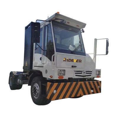 China Ridever Electric Used Second Hand Trucks Tractor Unit Offset Dock Tractor Truck 6170*2550*3450 4*2 Tractor Trailer Truck 6170*2550*3450 for sale