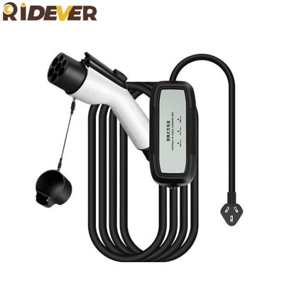 China New Portable Ev Charger Customized Ridever Ev Adapter Indicator Light By China-chic 7Kw 32Ah 220v Charger for sale