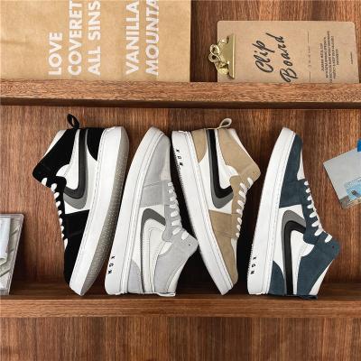 China Wholesale Fashion Trend Custom Made Top Men High Tops Fashion Casual Shoes Streetwear Stylish Walking Sneakers for sale