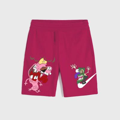 China 100% Cotton Sporty Mens Shorts Cartoon Sublimated Shorts Elastic Waist Mens Pants Sets Shorts for sale