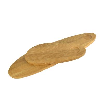 China Charcuterie Disposable Wooden Sushi Vegtabale Cheese Kitchen Cutting Plates Ash Serving Board for sale