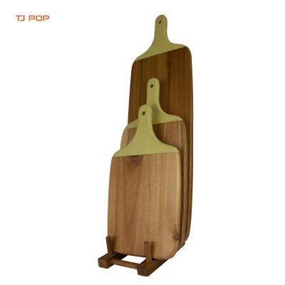 China Natural Acacia Serving Board Cutting Boards Chopping Plates One Piece Set Disposable Wooden Kitchen Tableware Package Packing 35-40 days for sale