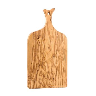 China Disposable Wooden Chopping Board Wood Choppers With Handle Olive Food Color Natural Wooden All-season Chopping Blocks Kitchen Cutting for sale