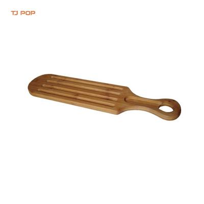 China Professional Bamboo Bread Cutting Board Slicer and Chopper Long Wooden Bread Design Disposable High Quality Bamboo Function for sale