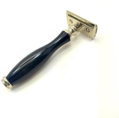 China Popular Twin Blade Razor Kit Manual Shaving Safety Shaving Razor Blade Men's Beard Shaving Razor for sale