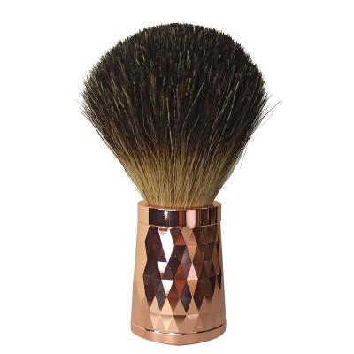 China Shaving Brush New Arrival Glitter Shaving Brush OEM Wholesale Barber Shaving Razor Set Badger Hair Metal Handle Beard Brush With Woman for sale